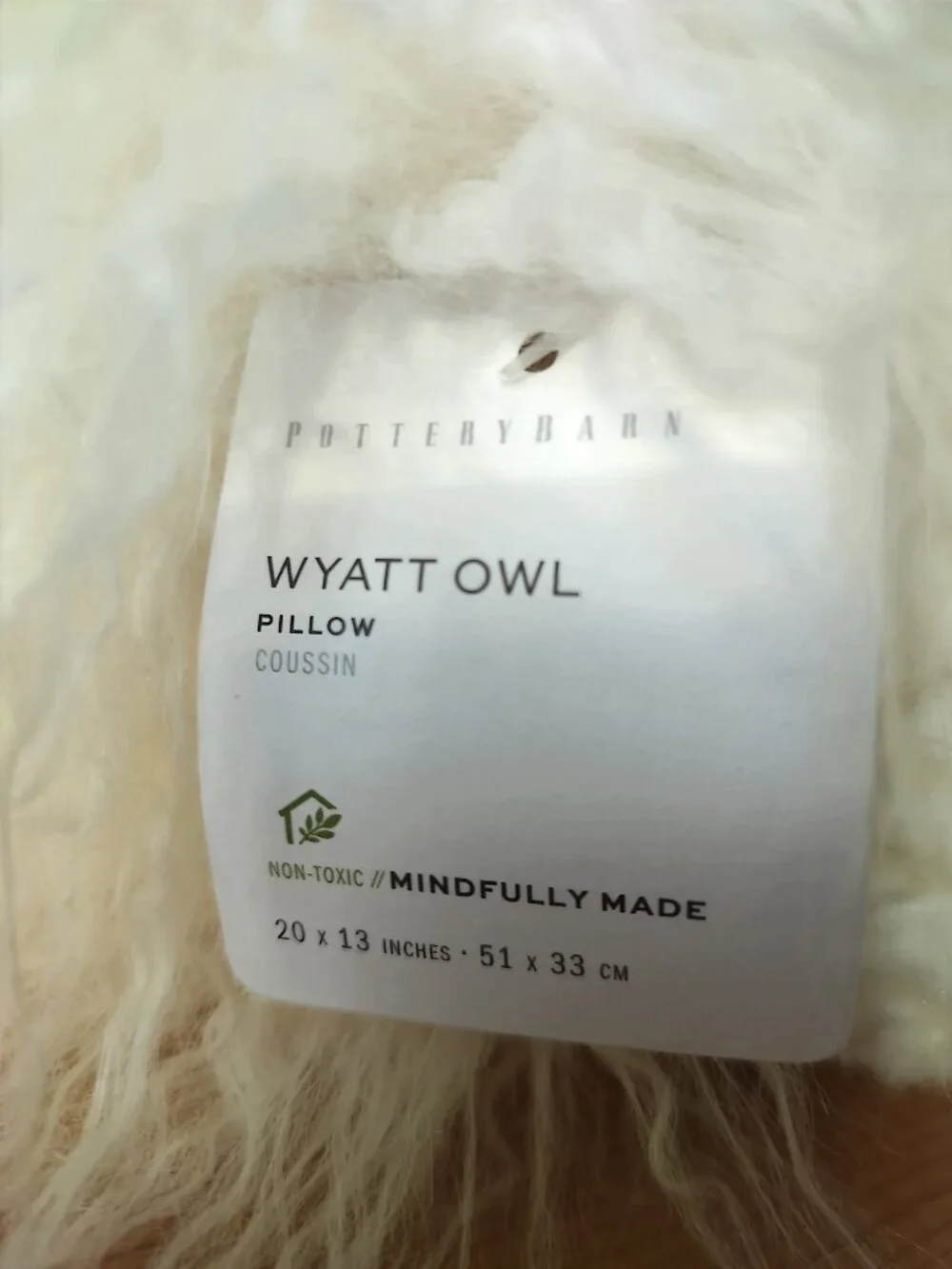 Pottery Barn Wyatt Owl Pillow